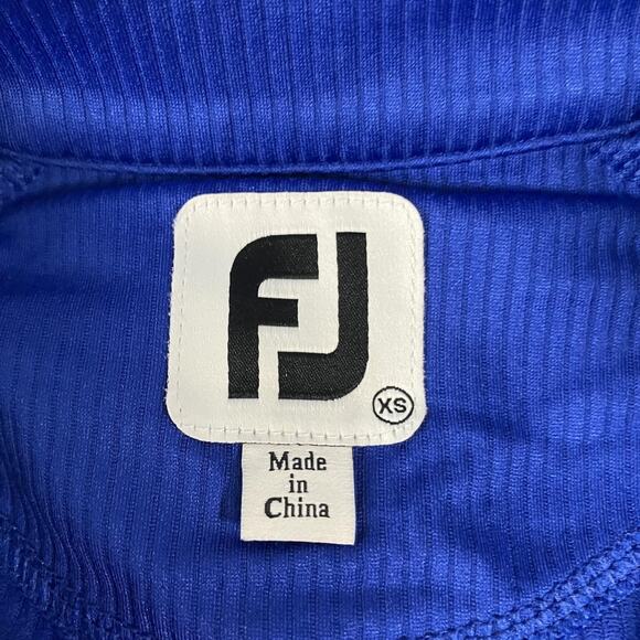 FootJoy Pullover Womens XS Blue Pink 1/4 Zip Long Sleeve Golf Athletic Stretch - Picture 5 of 12